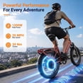 thumbnail image 4 of Lilypelle Folding Electric Bicycle for Adults,48V 500Wh UL2849(By SGS) Battery,Peak 1200W Motor,20"×3.0" Fat Tire 7 Speed Off-Road Electric Step-Thru Bicycle, 20MPH, Fits for 4'9" to 6'5",30-50Miles, 4 of 12