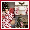 thumbnail image 7 of Picia red plaid Moose Bunny bear for 18in Christmas Stockings, Xmas Stocking for Kids, Holiday and Family Stocking for Fireplace or Party Decoration, 7 of 7