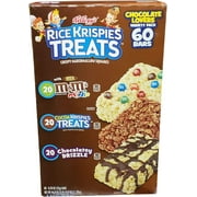 Kellogg's Variety Rice Krispies Treats 60Count (2.925 Lb),, 46.8 Oz