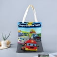 thumbnail image 2 of Super Firefighter Rescue Bolso de tela con estampado de lienzo para mujer, bolsa de compras reutilizable y estética, con cremallera interior, regalo para mujer,40*45cm., 2 of 6