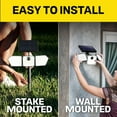 thumbnail image 2 of Bell+Howell Solar Lights Outdoor Solar Powered Flood Lights Motion Sensor Waterproof LED for Patio Porch Yard Bionic Floodlight Elite, 2 of 6