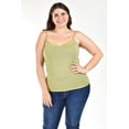 thumbnail image 1 of Blusa básica de tirantes Roman Fashion /Tallas Extras, 001 (Pistache) verde 40, 1 of 7