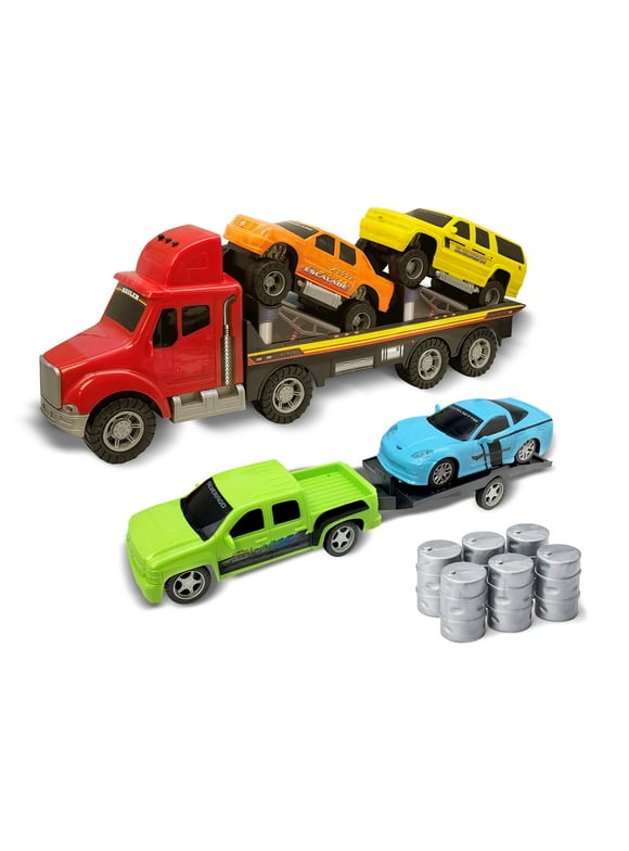 Kid Connection Deluxe Truck Play Vehicles 11 Pieces