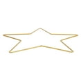 thumbnail image 3 of COCHLOUS IMIKEYA 16" Gold Star Wire Wreath Frame for DIY Christmas/Wedding/Home Decor, 3 of 8