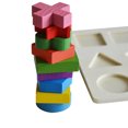 thumbnail image 3 of MeetYTOYS Wooden Shape Puzzles, Geometric Shape Puzzles Montessori Learning Toys Birthday Gift for Elderly(Colorful), 3 of 3