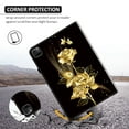 thumbnail image 4 of TECH CIRCLE Case for iPad Air 11-inch M2 2024, iPad Air 5th/4th Gen 10.9" 2022/2020, iPad Pro 11 4th/3rd/2nd/1st Gen,Flower PU Leather Folio TPU Shockproof Auto Sleep/Wake Wallet Case,Gold Rose, 4 of 7