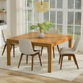 thumbnail image 5 of Simpli Home Wilson 54 inch x 54 inch Square Transitional Dining Table in Oak Veneer, 5 of 9