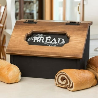 Large Rustic Bread Box  Vintage Amish Countertop Storage