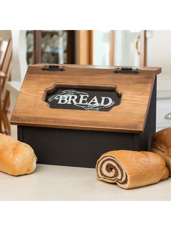 Bread Boxes in Food Storage Containers Black