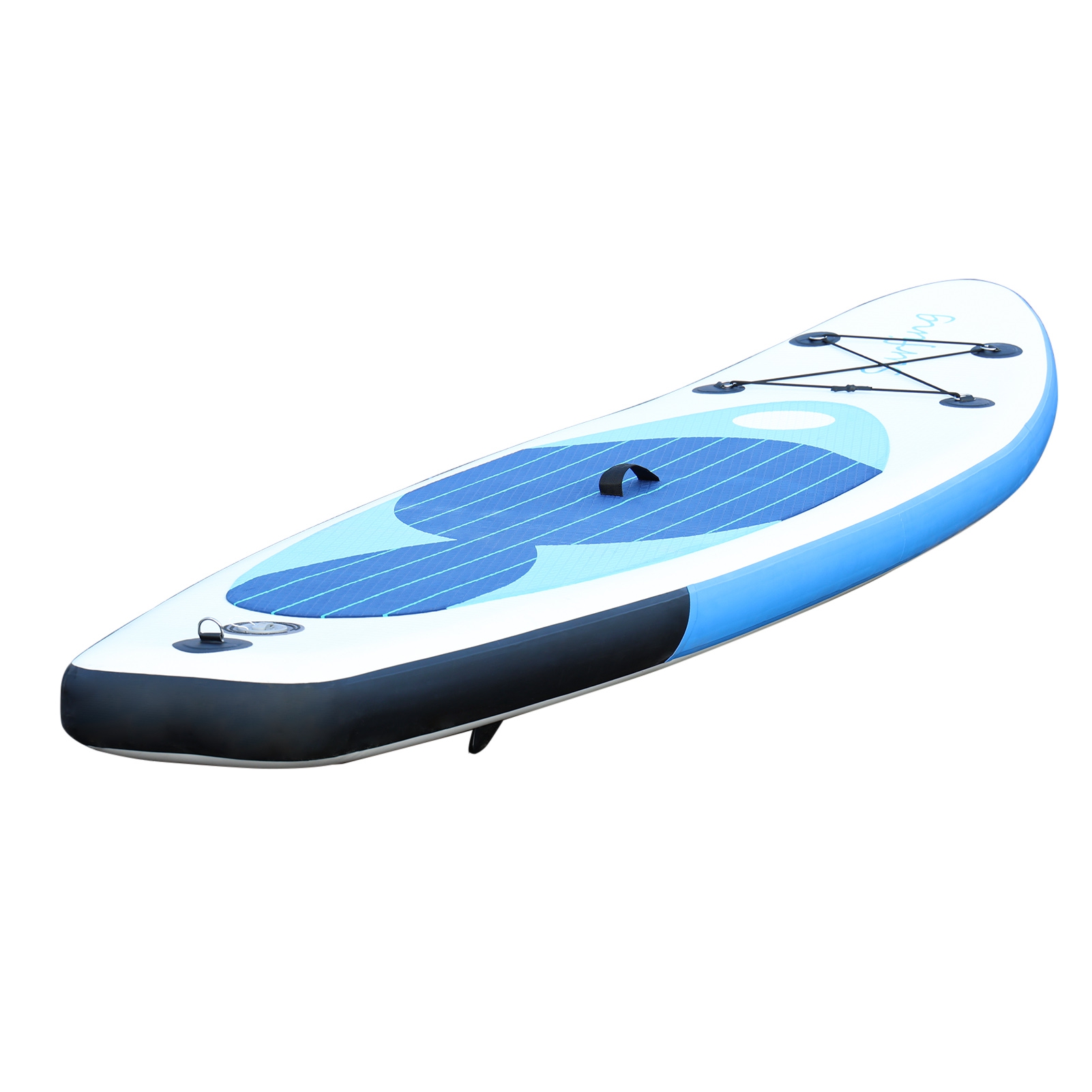 ievspot Inflatable Stand Up Paddle Boards,Single Layer PVC Paddle Board with Carry Bag,Hand Pump,Retractable Propeller,Removable Fin