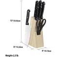 thumbnail image 2 of Home Basics Knife Block Set for Kitchen Counter, 2 of 4