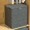 thumbnail image 1 of 1pc Clothes And Quilt Storage Bag, Large Capacity Thickened Fabric Storage Bag For Comforter, 1 of 5
