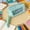 Blue, variant on Aoznliie Plush Pencil Case, Cute Large Capacity Bowknot Pen Bag with Clear Window & Smooth Zipper for Girls Students Office, 9.3 Inches