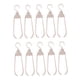 thumbnail image 4 of Tendedero de ropa plegable Organizador de ropa plegable Pantalones Faldas Perchas color albaricoque, 4 of 9