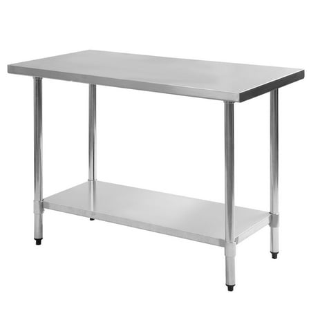 Costway 24 X 48 Stainless Steel Work Prep Table Commercial Costway 24 X 48 Stainless Steel Work Prep Table Commercial Kitchen Restaurant