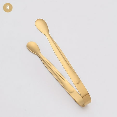 

25.2*1.6cm Stainless Steel Ice Cube Clip Coffee Sugar Tongs Food Clip Kitchen Serving Bucket Barware Accessories