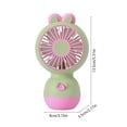 thumbnail image 3 of shyuyusa Standard USB Rechargeable Mini Hand Fan Compact Cooler For Outdoor Travel And Daily Use, 3 of 6