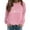 Pink, variant on Up To 50% Off Oversized Crewneck Sweatshirt Women Women's Heart Pattern Crewneck Long Sleeve Hoodless Hoodie