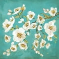 thumbnail image 2 of Marrott, Stephanie 26x26 Black Ornate Wood Framed with Double Matting Museum Art Print Titled - Spring Blossoms II, 2 of 4