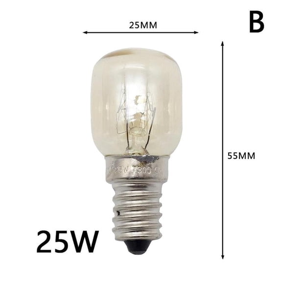 E14 Oven Lamps Stove Heat Resistant Light Bulb / 25W 15W 220 240V H8P7 Ne
