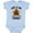 Baby Blue, variant on Thanksgiving Funny Kids Turkey Boys or Girls Baby Bodysuit