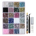 thumbnail image 2 of Rainbow Jelly Rhinestones Bedazzling Kit Resin Gems Craft Decoration Set Multi Color Rhinestones for Nail Art Clothes Tumblers DIY Crafts with Glue Tools,bedazzle kit with rhinestones,dazzling kit, 2 of 6