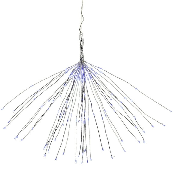 Northlight LED Lighted Firework Branch Christmas Decoration - Micro Fairy Blue Lights - 20"