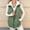 Green, variant on Aueoeo Womens Long Puffer Vests Zip up Fleece Lined Sleeveless Jackets Winter Warm Laple Collar Coat with Pockets