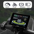 thumbnail image 3 of Pantalla de Bicicleta Eléctrica H-100 Control de Pantalla LCD 24V - 72V Medidor de Velocidad Velocímetro de 5 Pines Conector Impermeable, 3 of 5