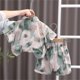 thumbnail image 4 of Odeerbi 0-6 Años Niños Niñas Conjuntos de Verano Camisetas de Manga Corta de Algodón Pantalones Cortos Conjunto Camisa Abotonada Cintura Elástica Traje Corto, 4 of 8