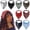 Cozy Boho Paisley, variant on 8 Pcs Hair Scarf Headband for Women Girls Non Slip Elastic Boho Triangle Head Scarf Bandana