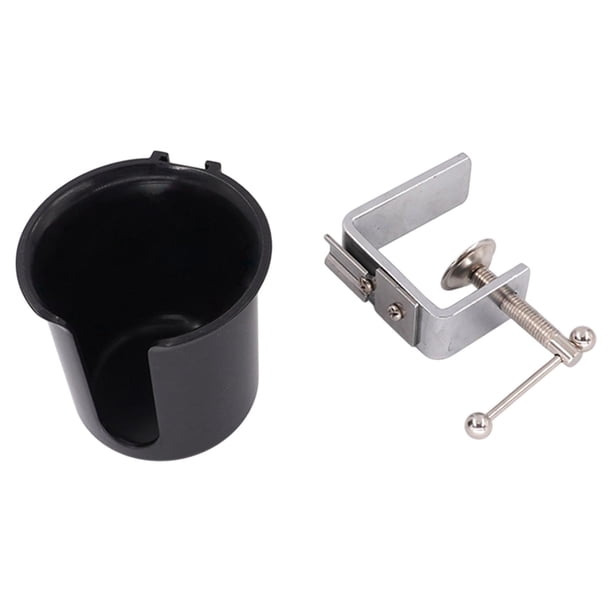 Portavasos de escritorio Portabotellas Estable Ahorra espacio Mesa giratoria automática Dia negra 7.5 cm