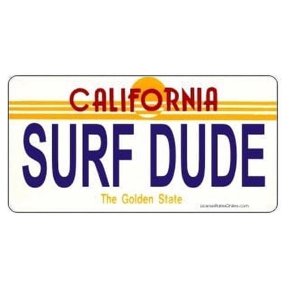 License Plates Online Custom Aluminum Bicycle Plate, Free Personalization, 3"x6"