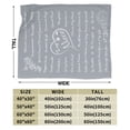 thumbnail image 3 of Wijzvio To My Niece Throw Blanket Soft Fuzzy Fleece Blanket For Couch Bed Living Room Decoration 40"X30", 3 of 9