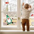 thumbnail image 2 of Christmas Theme Window Sticker Elk Snowflake Santa Claus Window Decorations Clings Decal Stickers Portable No Adhesive Stickers (A9), 2 of 3
