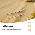 thumbnail image 3 of COOPHYA 8Pcs Miniature Step Ladder Khaki Wood for Micro Landscape Design, 3 of 8