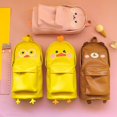 thumbnail image 2 of Estuche de lápices de oso de pato impermeable Kawaii, bolsa de papelería de gran capacidad, papelería de aprendizaje, estuche de lápices bonito hola suerte unisex, 2 of 2
