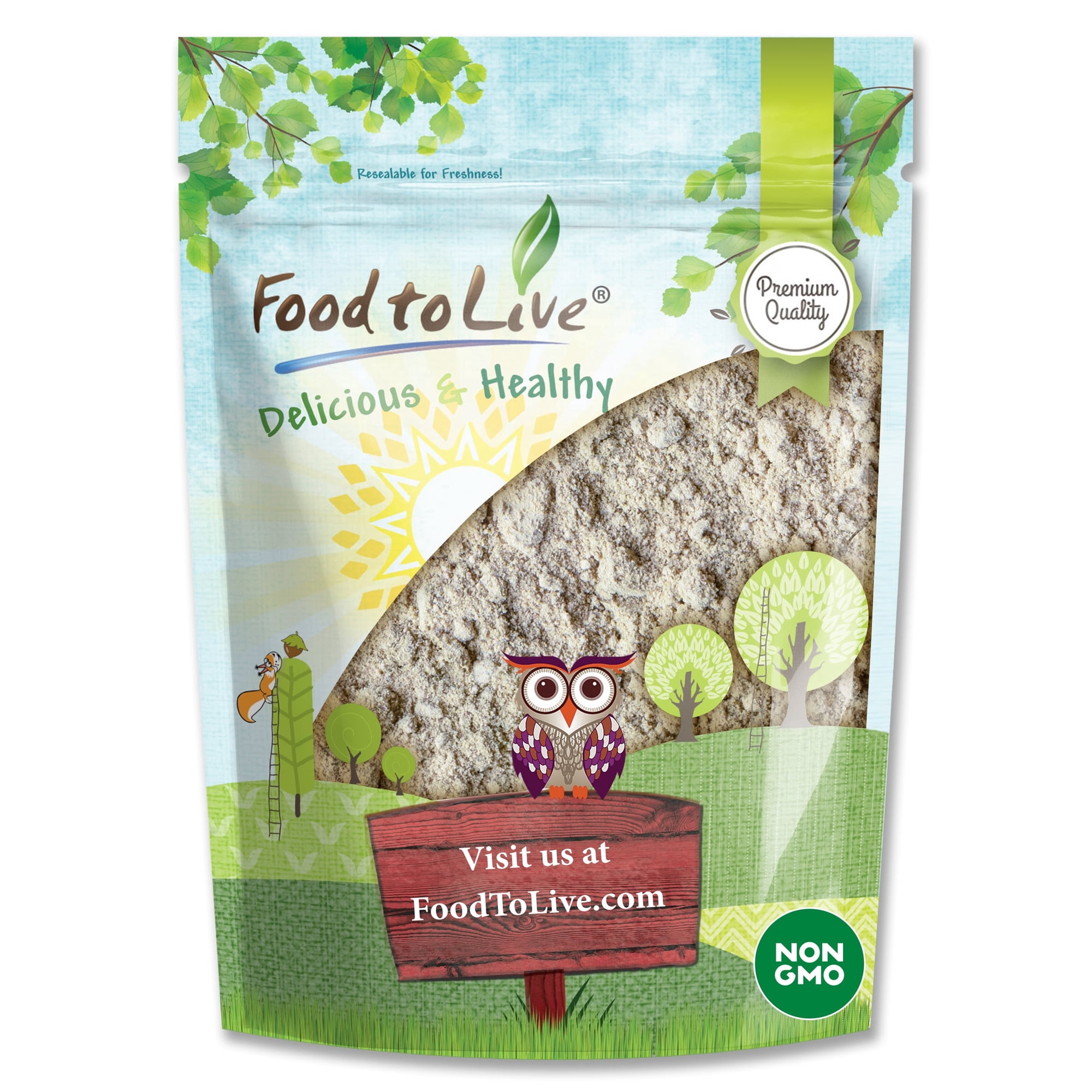 Psyllium Husk Powder, 5 Pounds - Kosher, Raw, Vegan - by Food to Live