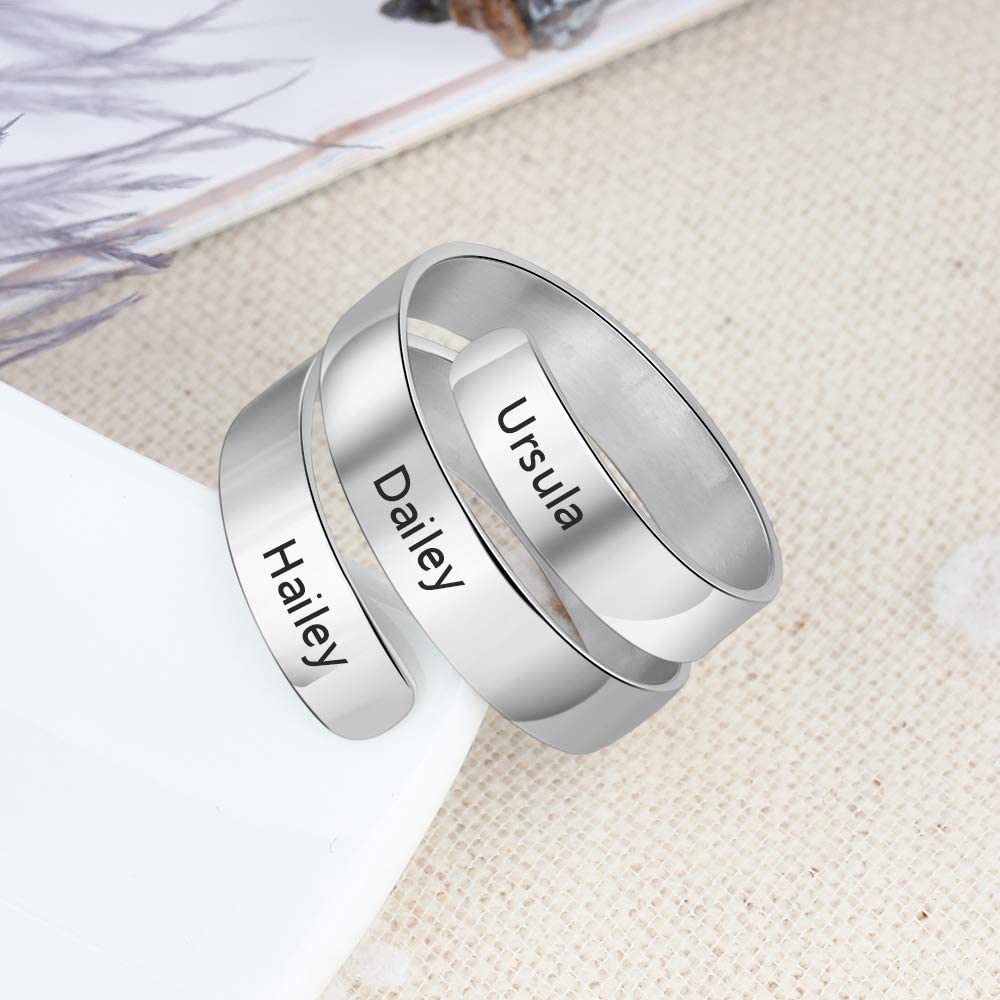 HSD Name Ring Personalized Engraved 
