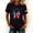 Black, variant on 250th Anniversary Usa Shirt Short Sleeve Patriotic T-shirt Faith Freedom 250 Years Patriotic Shirts for Women 250th Birthday Memorial Day Costume Red S
