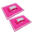 thumbnail image 4 of Cojín de silicona para reposamanos, almohada plegable para decoración de uñas, herramientas de manicura para SalonRose Red, 4 of 8