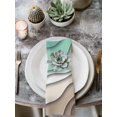 thumbnail image 3 of Cloth Napkins Abstract Gradient Striped Art Washable Soft Kitchen Dinner Napkin Set of 4, 3 of 9