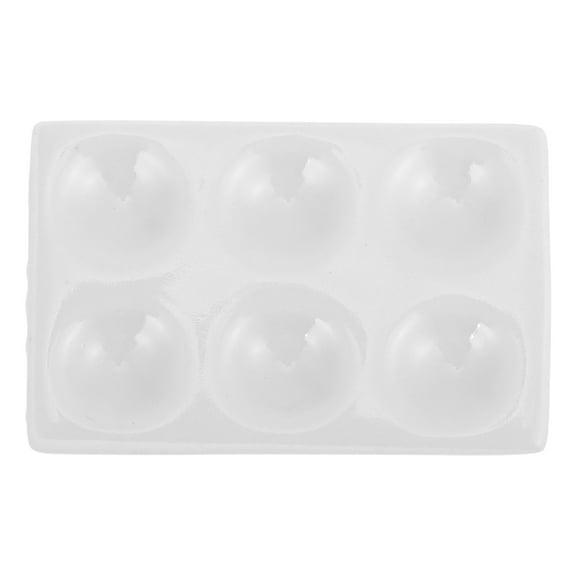 HOOWIFFY White Porcelain Experiment Well Plate Smooth Surface Easy to Clean for Lab Use