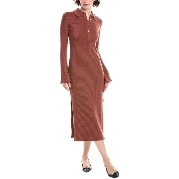 Nation LTD womens  Rennie Sweaterdress, xs, Brown