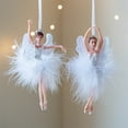 thumbnail image 3 of NWOKYZGH 1Pc Elegant Whimsical Ballerina, Fairy, Angel Ornaments, 7.09" Ballerina Christmas Tree Ornaments, 3 of 3