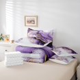thumbnail image 4 of YST Watercolor Bedding Comforter Set, Abstract Marble Design, 7pcs, Full Size (7 Count), 4 of 4