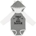 thumbnail image 3 of Inktastic Finally I'm the Big Sister Girls Long Sleeve Baby Bodysuit, 3 of 5