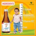 thumbnail image 4 of HealthBest Kidbest Appetite Stimulant Syrup for 3-13 Yrs Kids | Increase Hunger | Helps Maintain Weight | Gluten Free | L-Lysine HCI,Vitamins B1,B2,B6,B12 | 200 ml, 4 of 5
