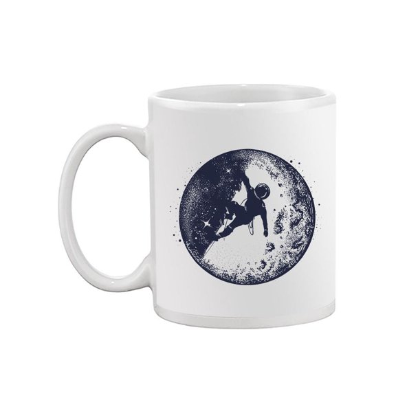Astronaut Climbing On The Moon Mug  -Image by Shutterstock,