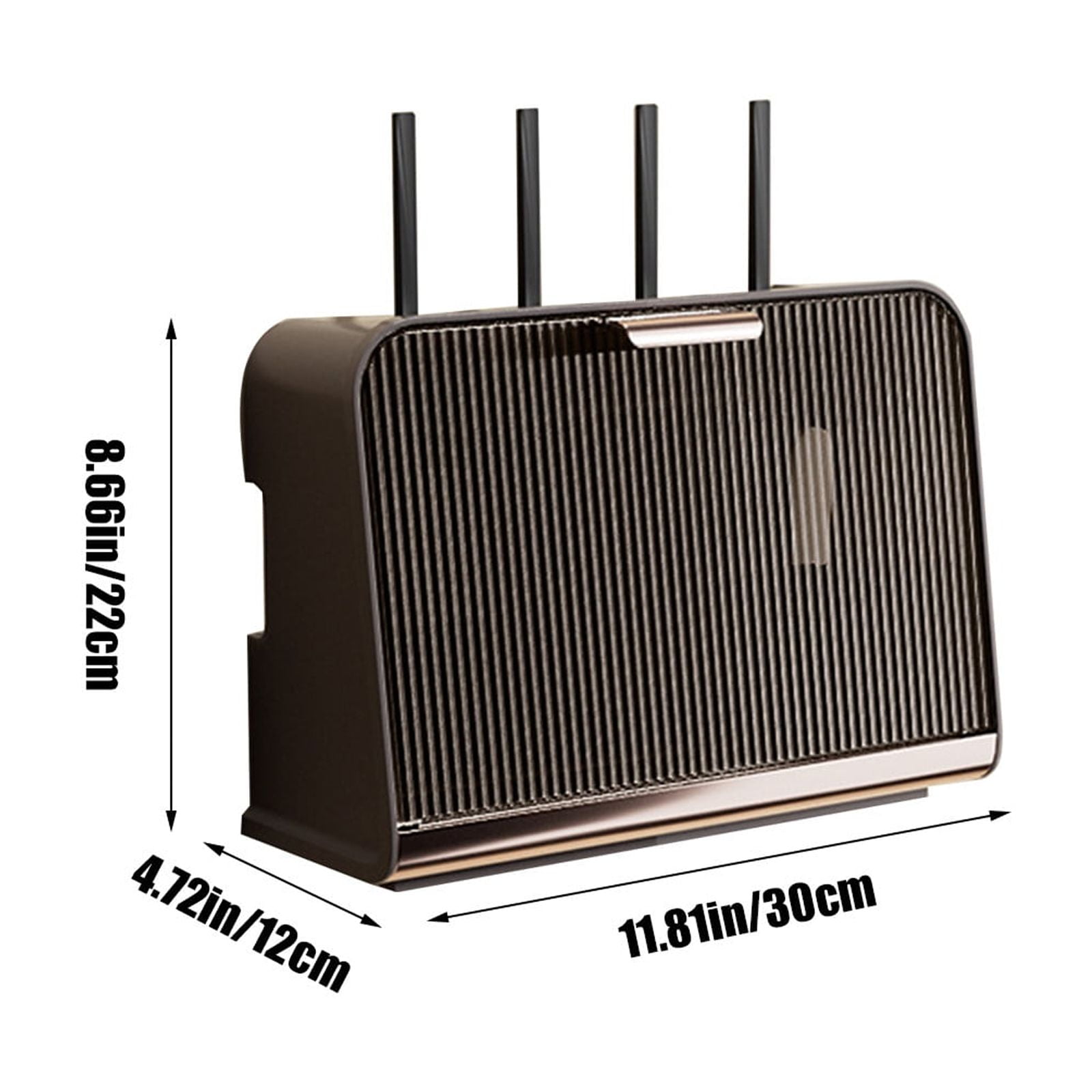 Wooden Wireless Router Storage Box Router Shelf Modem Cable Router Cover Organized Power Strip Cable Management Hider Rack Need Assembly